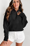 Elmwood Fleece Lined Zip Up Stand Collar Thumbhole Sleeve Sweatshirt