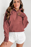 Elmwood Fleece Lined Zip Up Stand Collar Thumbhole Sleeve Sweatshirt