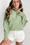 Elmwood Fleece Lined Zip Up Stand Collar Thumbhole Sleeve Sweatshirt