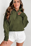 Elmwood Fleece Lined Zip Up Stand Collar Thumbhole Sleeve Sweatshirt